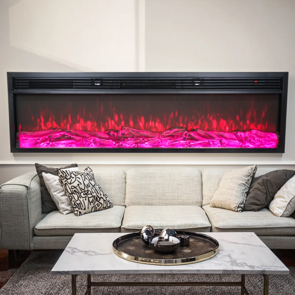 Wall-Mounted Electric Fireplace - E5K - Product front