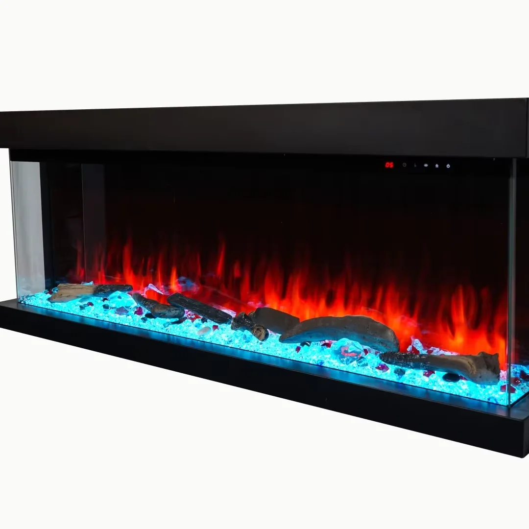 Three-Sided Electric Fireplace - E5Q - Product angle