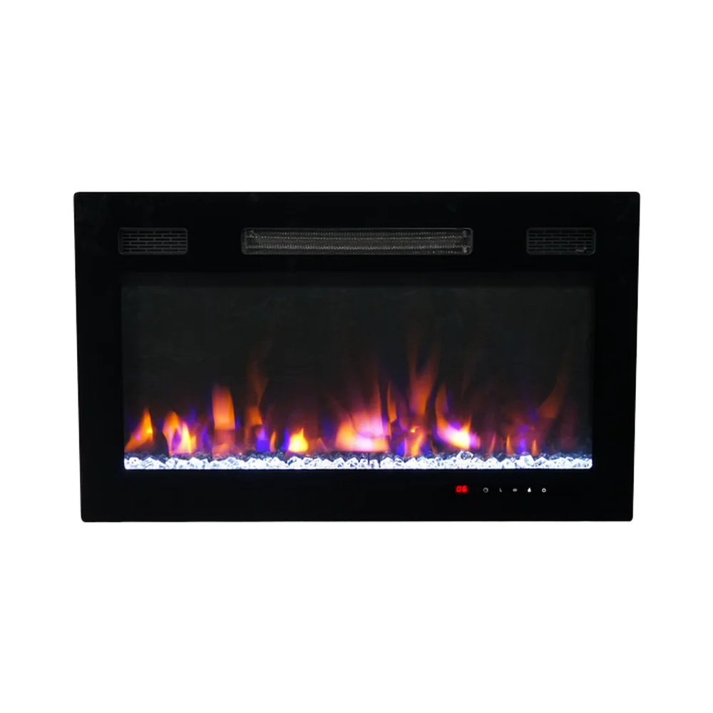 Wall-Mounted Electric Fireplace - E5V - Installation scene