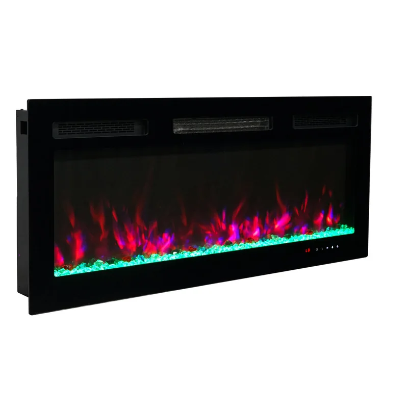 Wall-Mounted Electric Fireplace - EE - Product angle