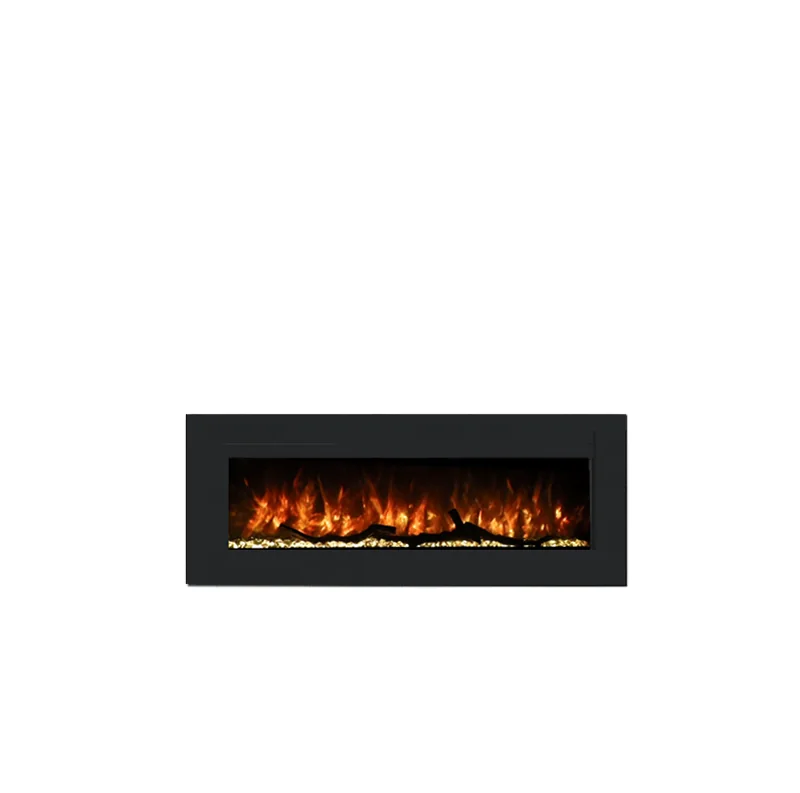 Wall-Mounted Insert Electric Fireplace - E6A - Detail view