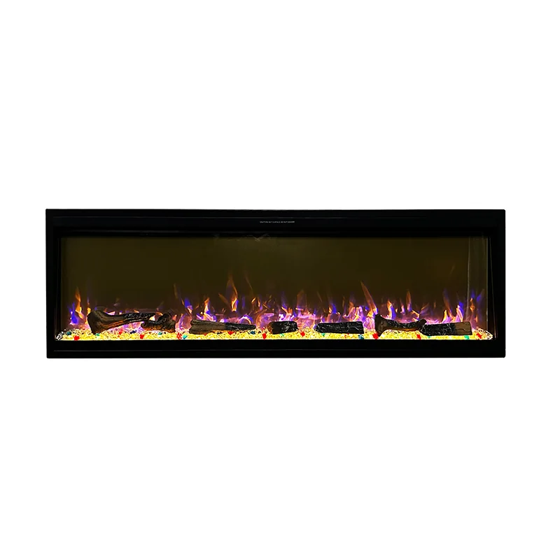 Wall-Mounted Insert Electric Fireplace - E6A - Residential scene