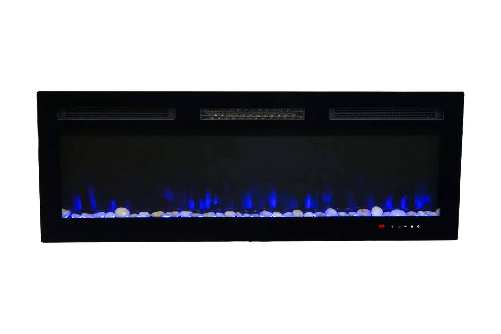 Wall-Mounted Insert Electric Fireplace - E6C - Commercial scene