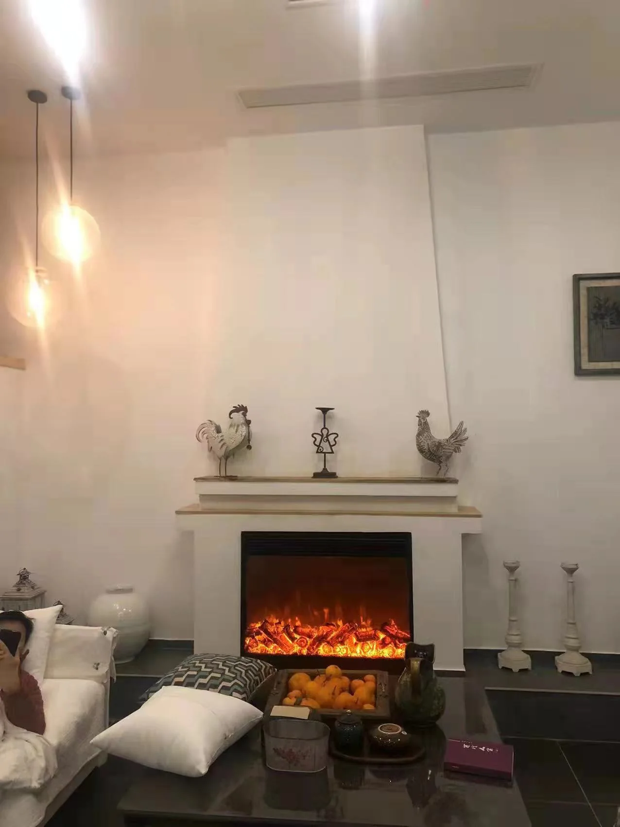 Insert Electric Fireplace - E6F - Product angle