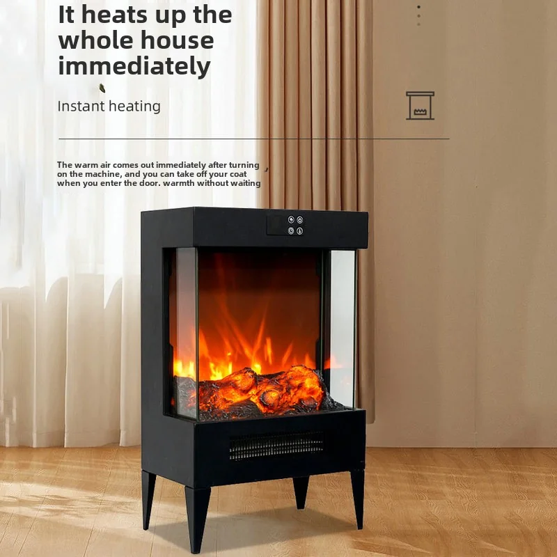 Freestanding Electric Fireplace - E6H - Product angle