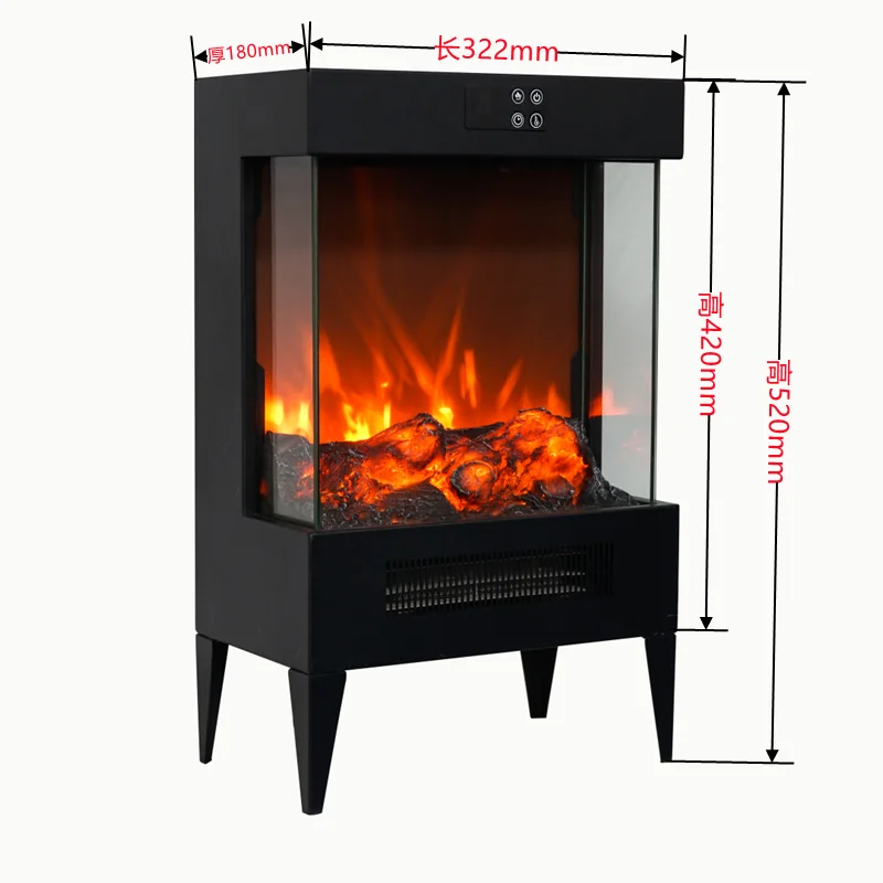 Freestanding Electric Fireplace - E6H - Installation scene