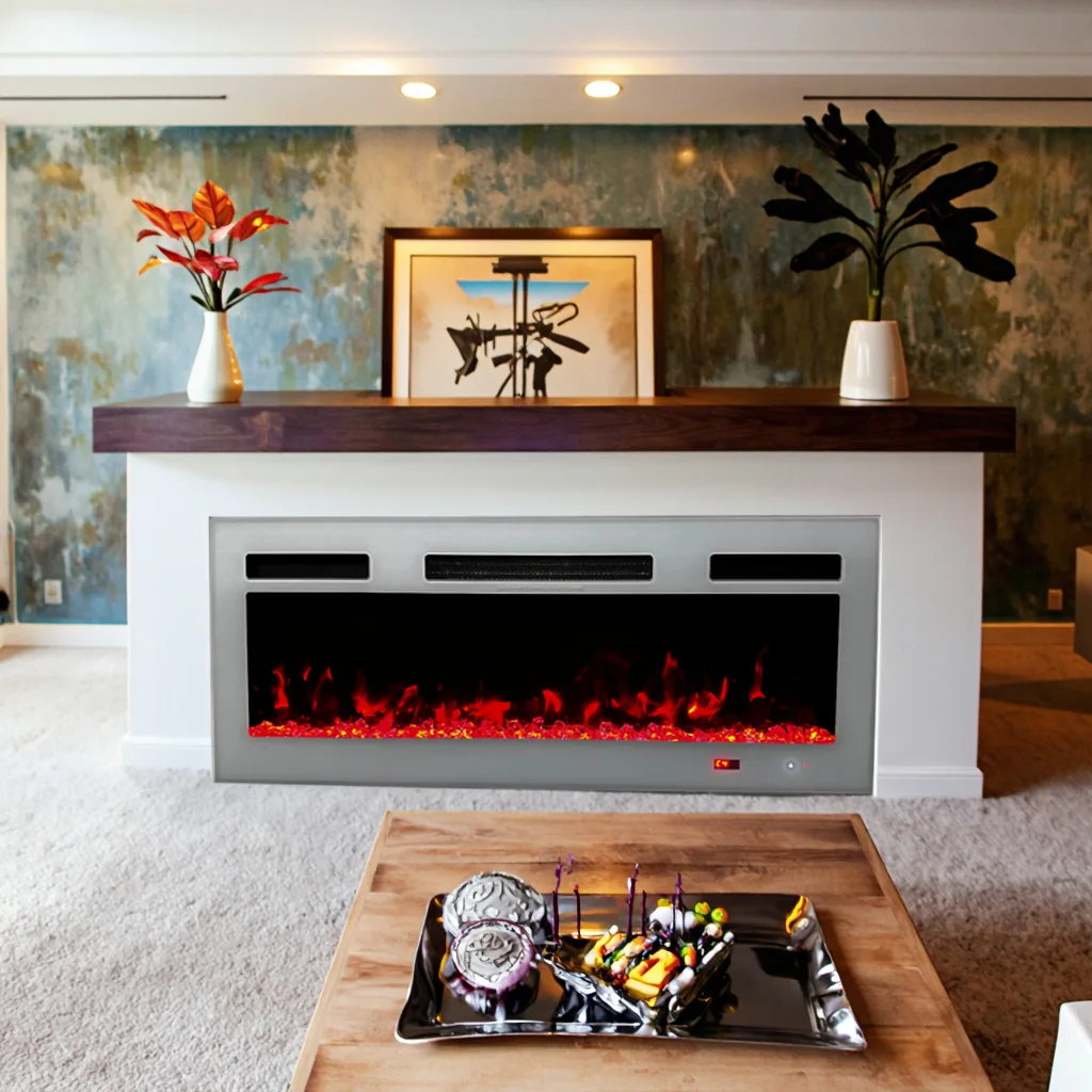 Insert Electric Fireplace - E6J - Product angle
