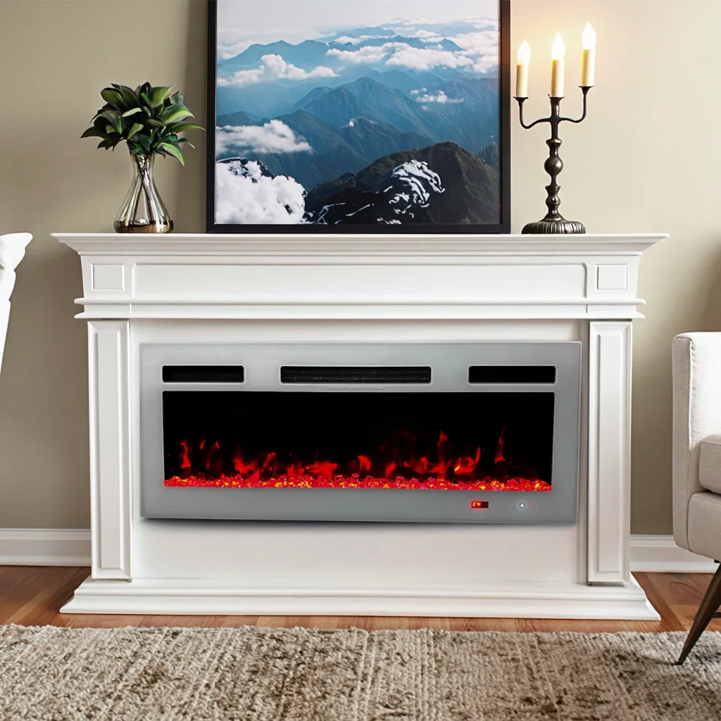 Insert Electric Fireplace - E6J - Detail view