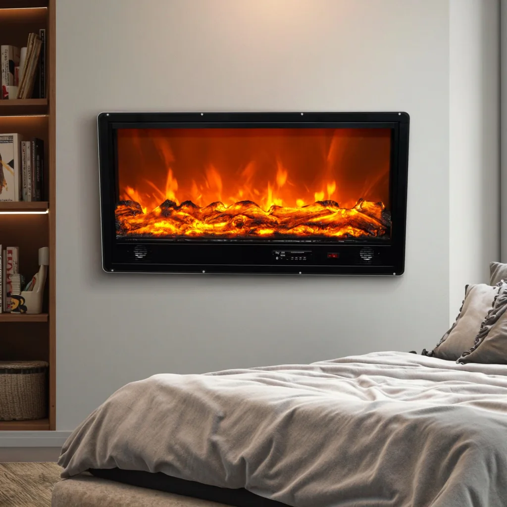 Wall-Mounted Insert Electric Fireplace - EG - Product front
