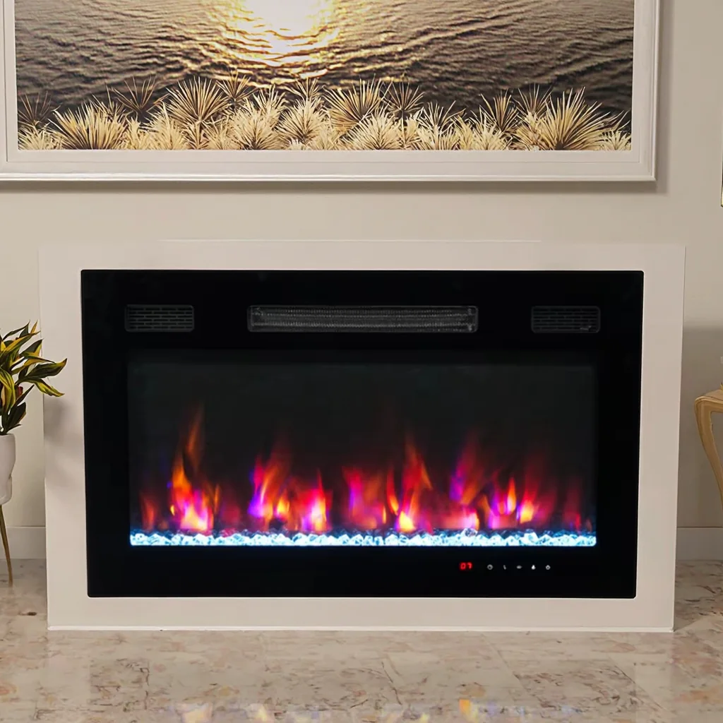 Insert Electric Fireplace - E6R - Product angle