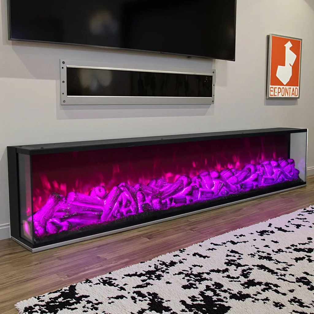 Insert Electric Fireplace - E6V - Product angle