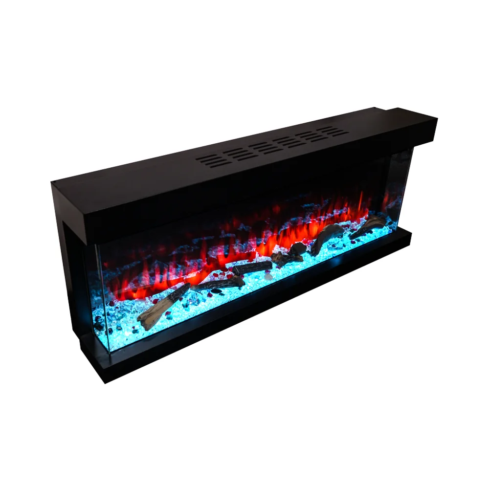 Wall-Mounted Insert Electric Fireplace - E6Y - Installation scene