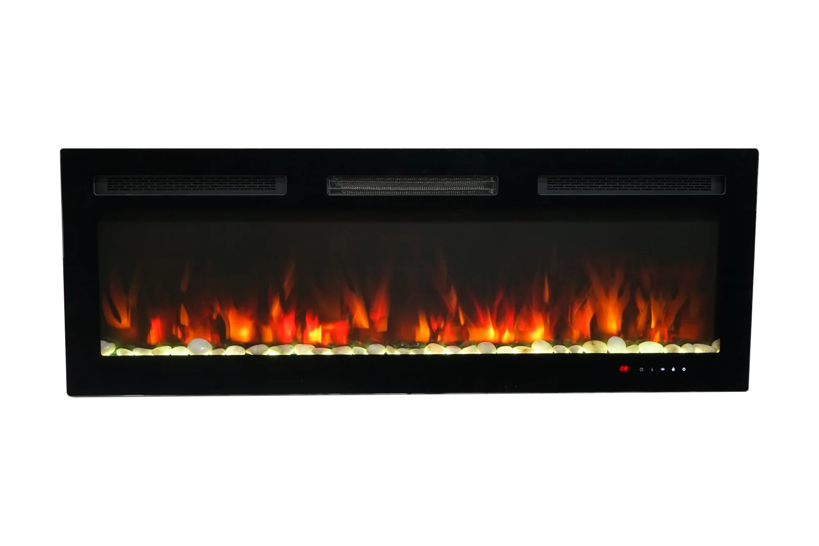 Wall-Mounted Electric Fireplace - E70 - Product angle