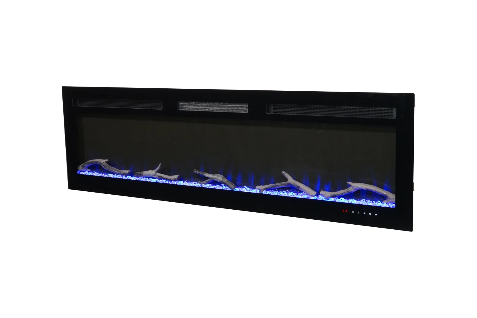 Wall-Mounted Insert Electric Fireplace - E78 - Installation scene