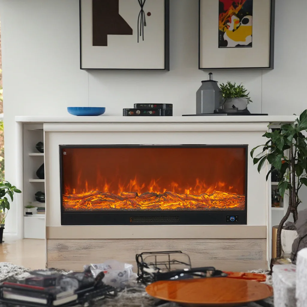 Insert Electric Fireplace - E7A - Residential scene