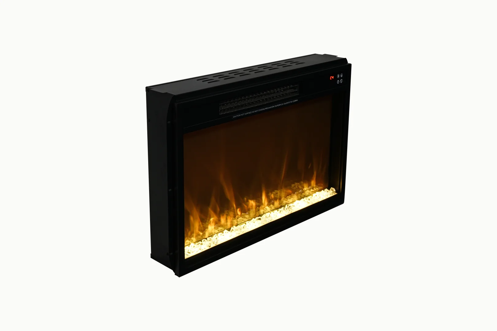 Wall-Mounted Insert Electric Fireplace - E7C - Detail view