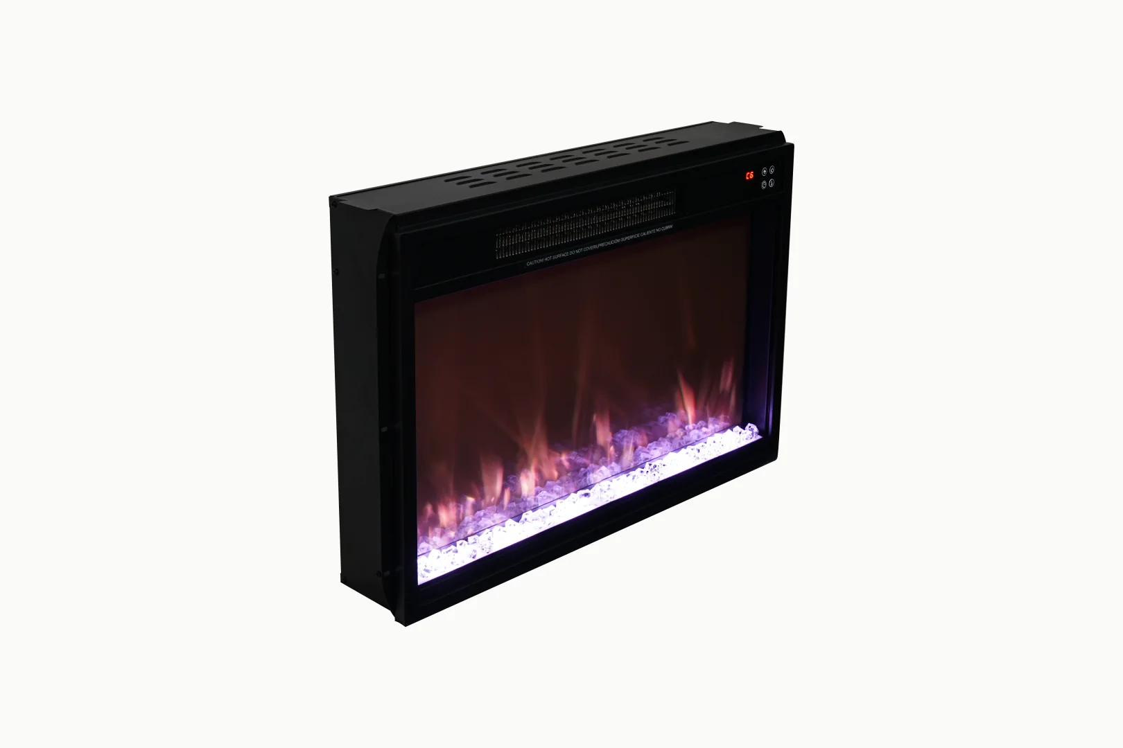 Wall-Mounted Insert Electric Fireplace - E7C - Installation scene
