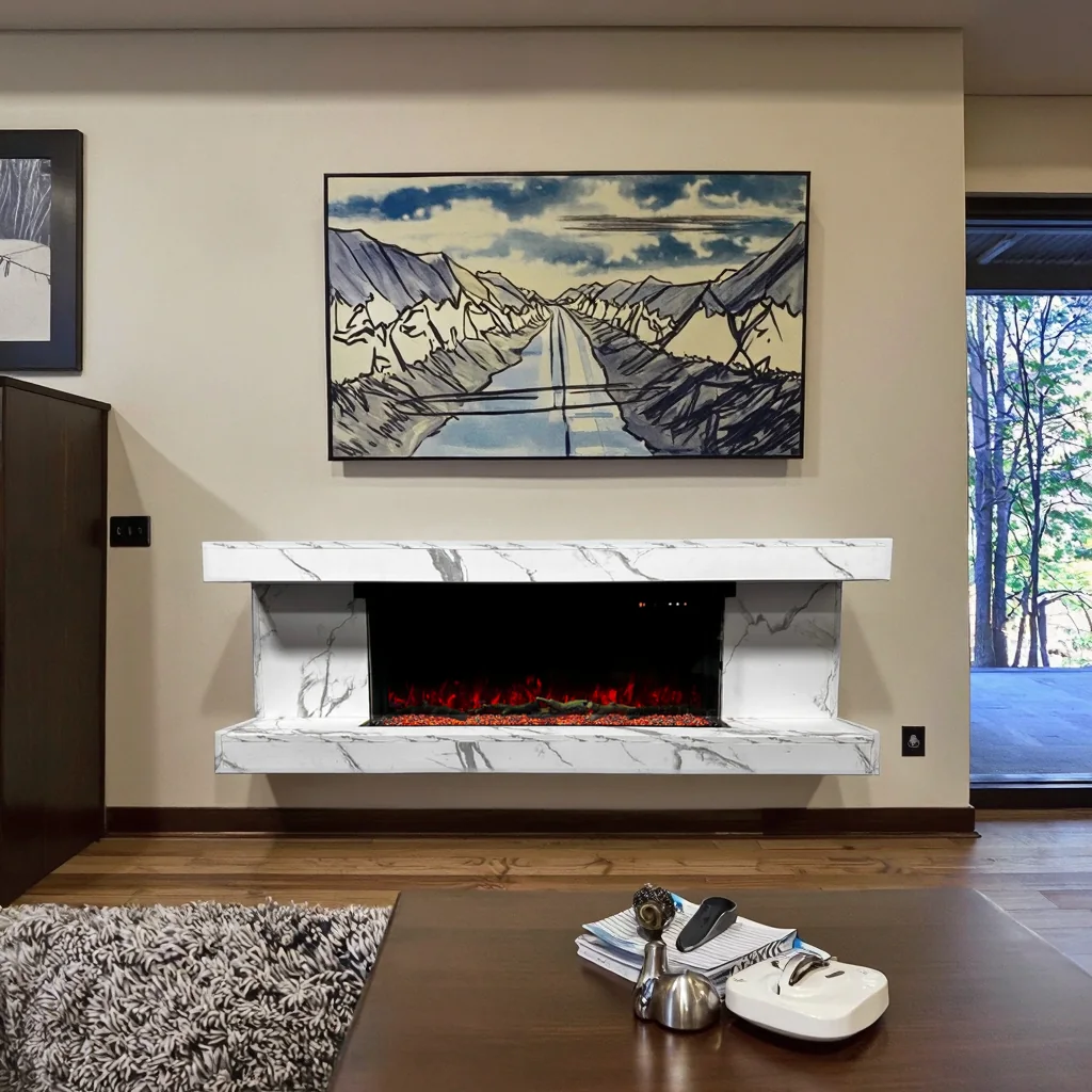 Insert Electric Fireplace - E7M - Commercial scene