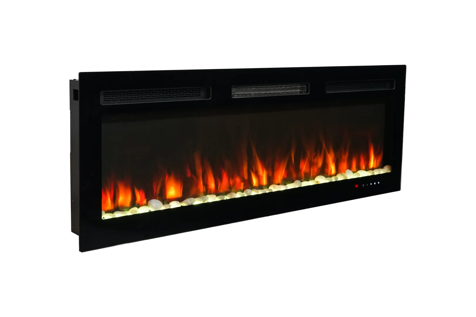Wall-Mounted Electric Fireplace - E7Q - Product angle