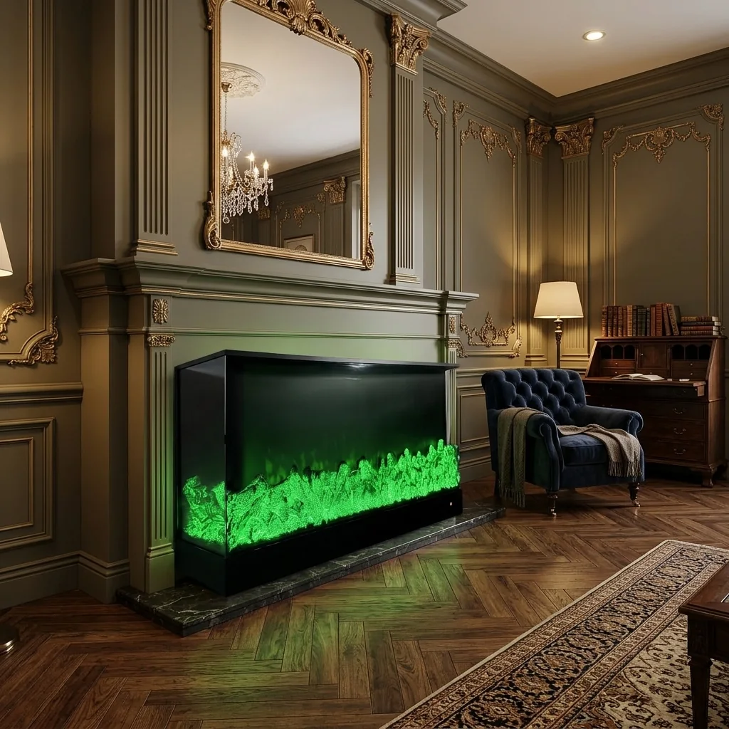 Three-Sided Electric Fireplace - EK - Product front