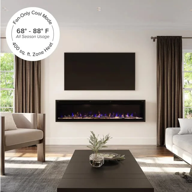 Insert Electric Fireplace - E7T - Detail view