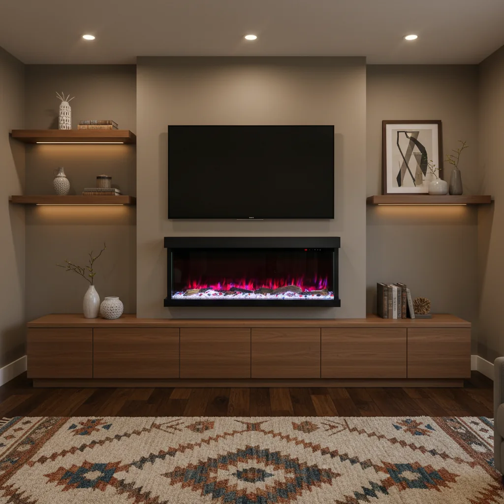 Insert Electric Fireplace - E7T - Installation scene