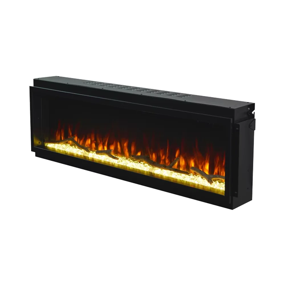 Wall-Mounted Insert Electric Fireplace - ET - Product angle