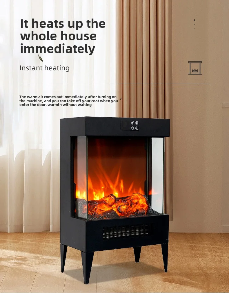 Freestanding Electric Fireplace - EX - Product front