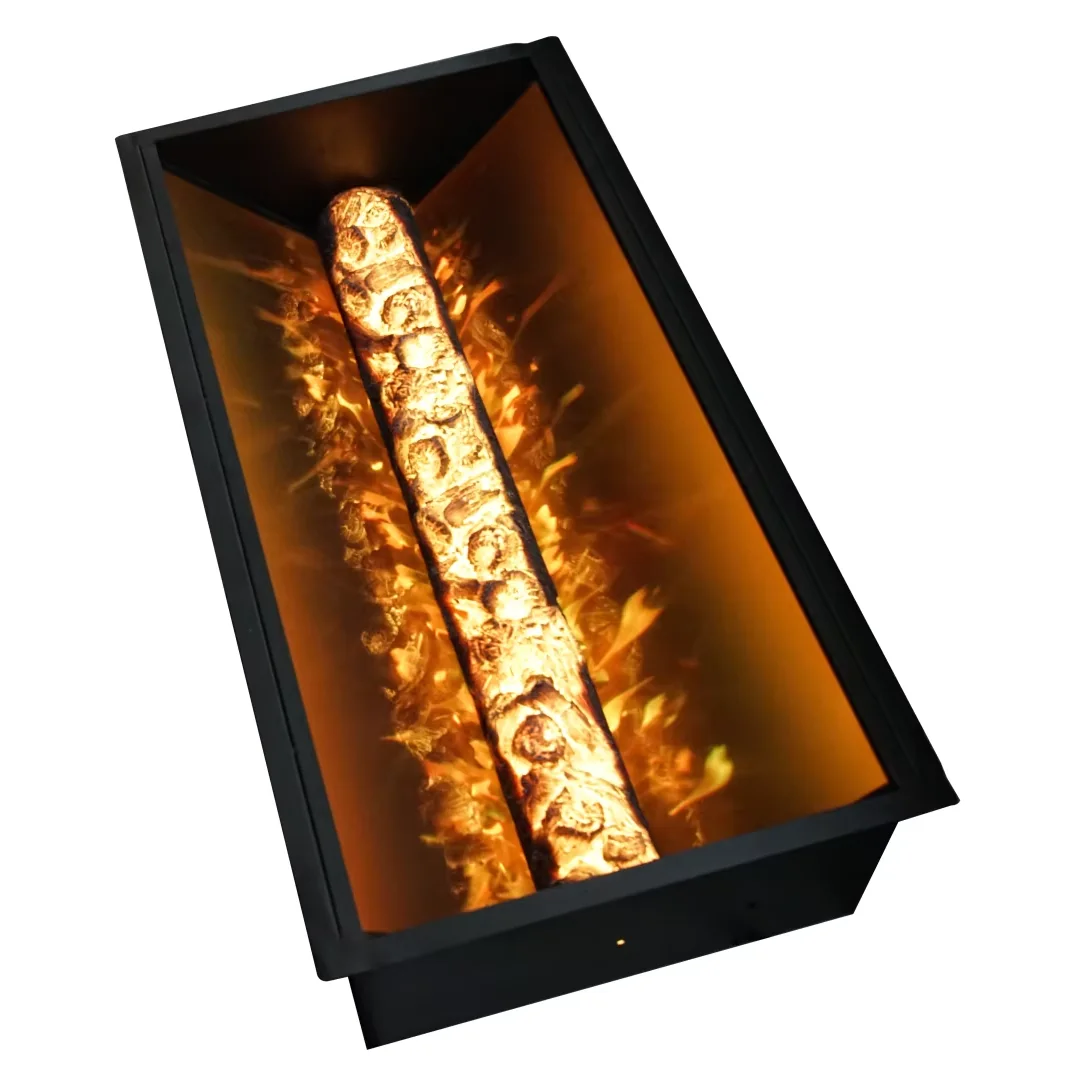 Wall-Mounted Insert Electric Fireplace - EZ - Product angle