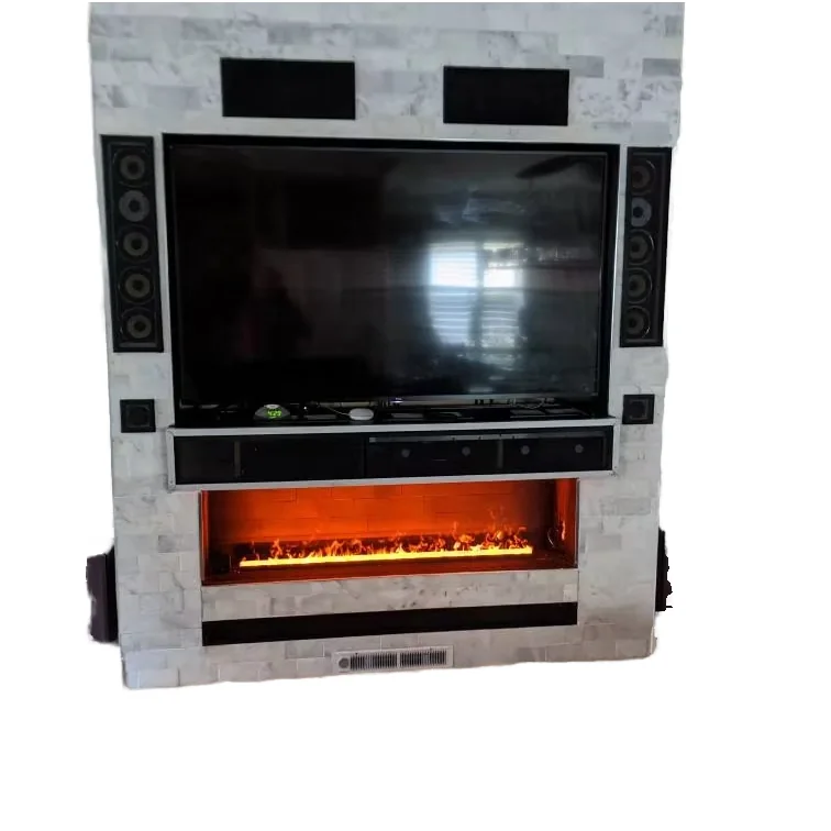 Wall-Mounted Insert Electric Fireplace - E13 - Product front