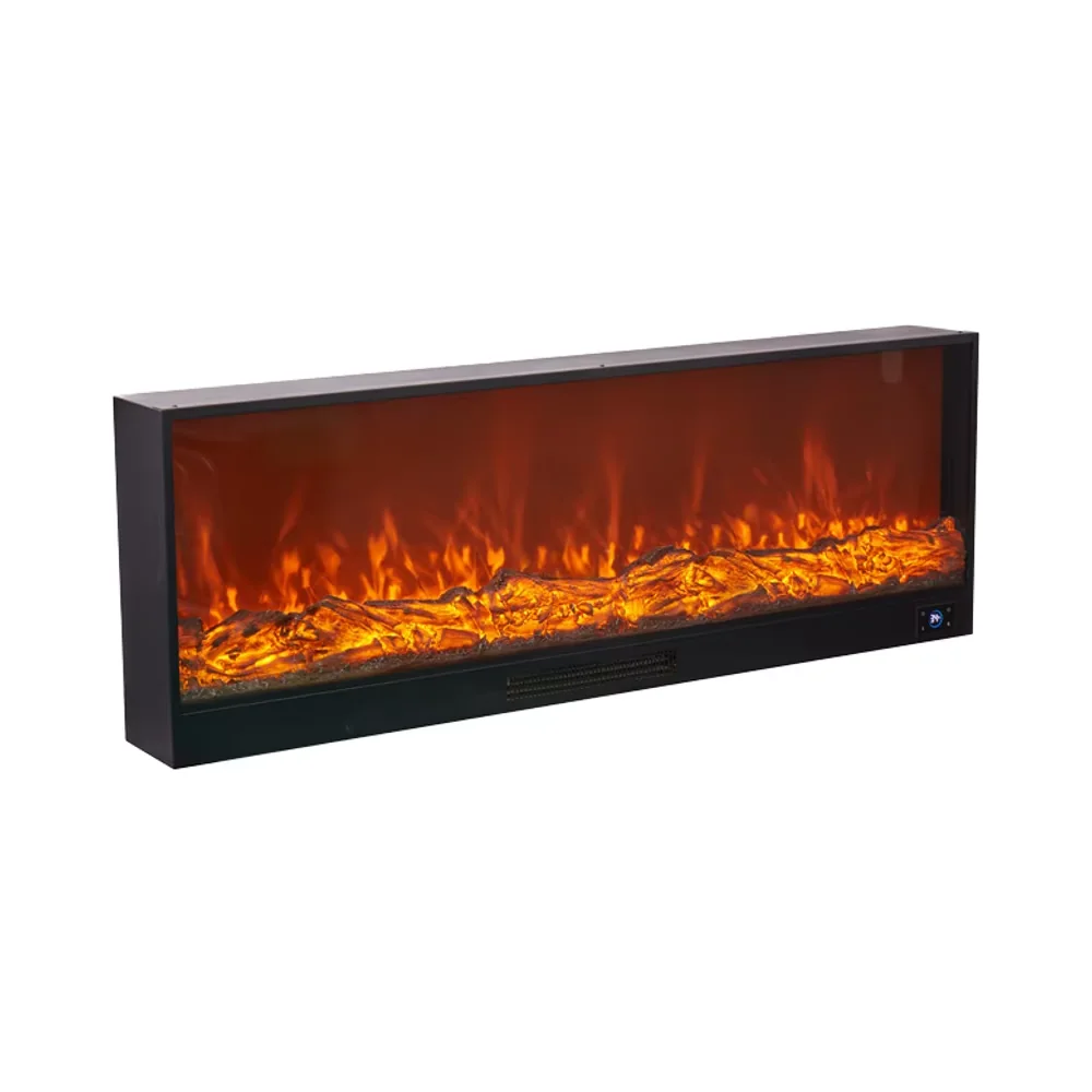 Wall-Mounted Insert Electric Fireplace - E1K - Product angle