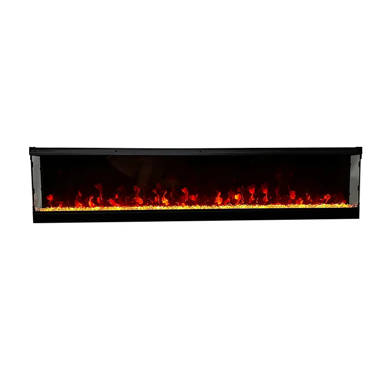 Wall-Mounted Insert Electric Fireplace - E1R - Product front