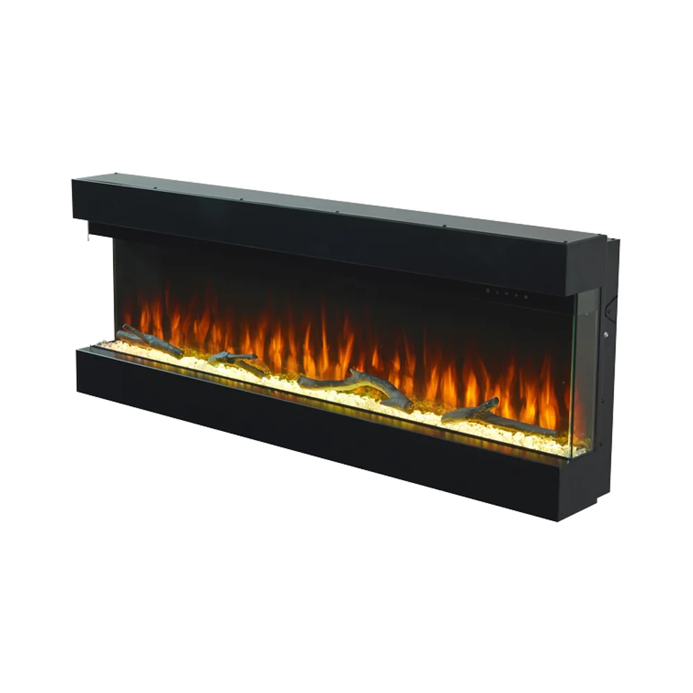 Wall-Mounted Insert Electric Fireplace - E21 - Product angle