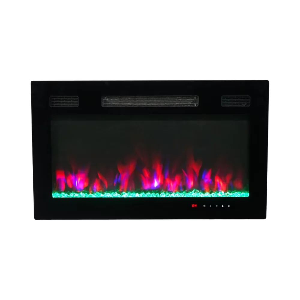 Wall-Mounted Electric Fireplace - E22 - Product angle