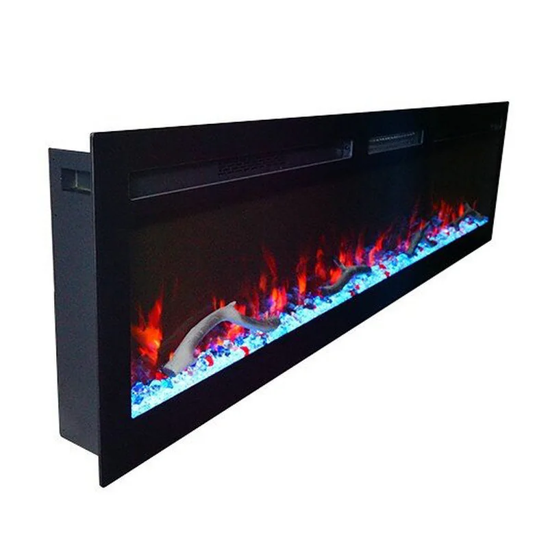 Wall-Mounted Electric Fireplace - E28 - Product angle