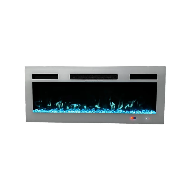 Wall-Mounted Electric Fireplace - E2H - Detail view