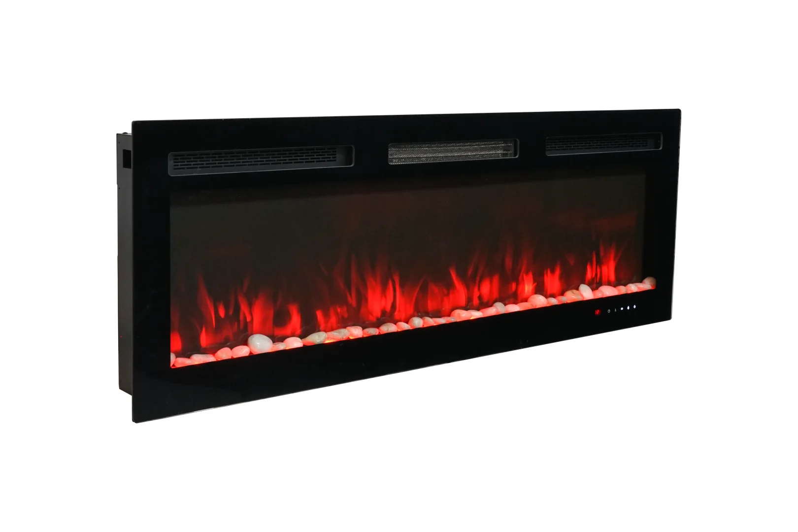 Wall-Mounted Insert Electric Fireplace - E2I - Installation scene